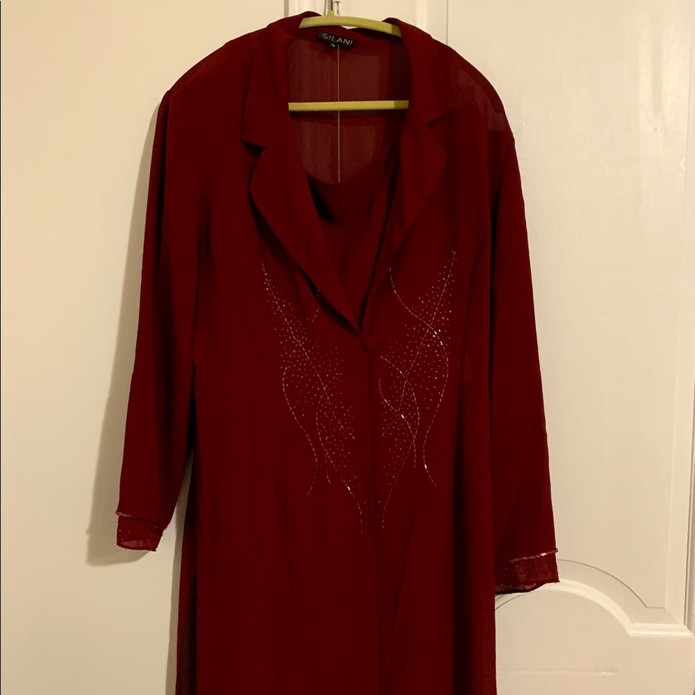 Beautiful Burgundy evening gown